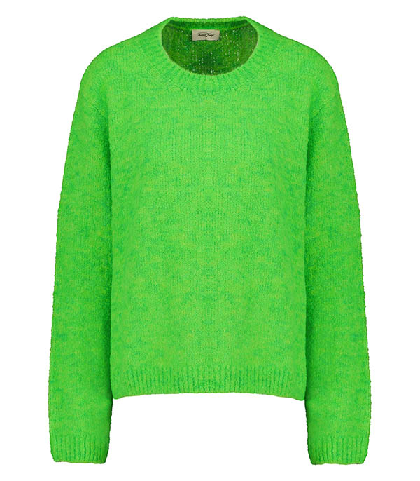 Cikoya Fluo Green Sweater American Vintage