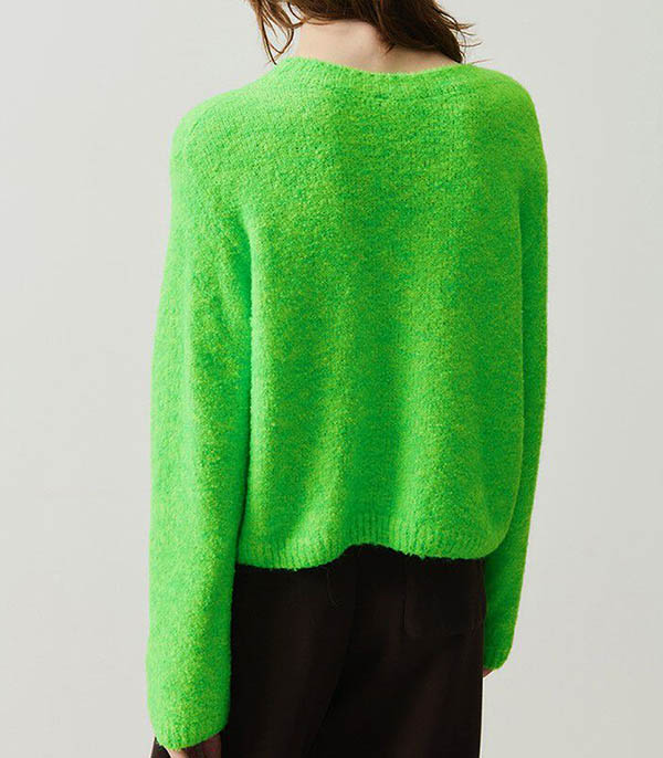 Cikoya Fluo Green Sweater American Vintage