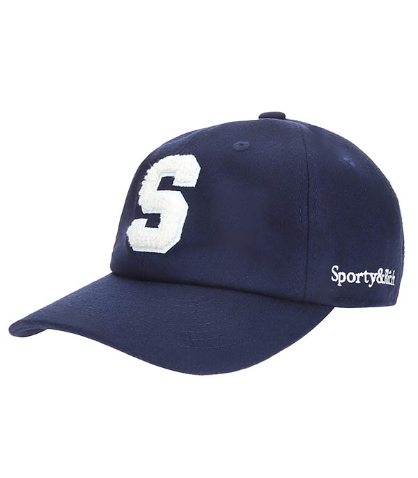 Casquette Laine bouclé S Navy Sporty & Rich