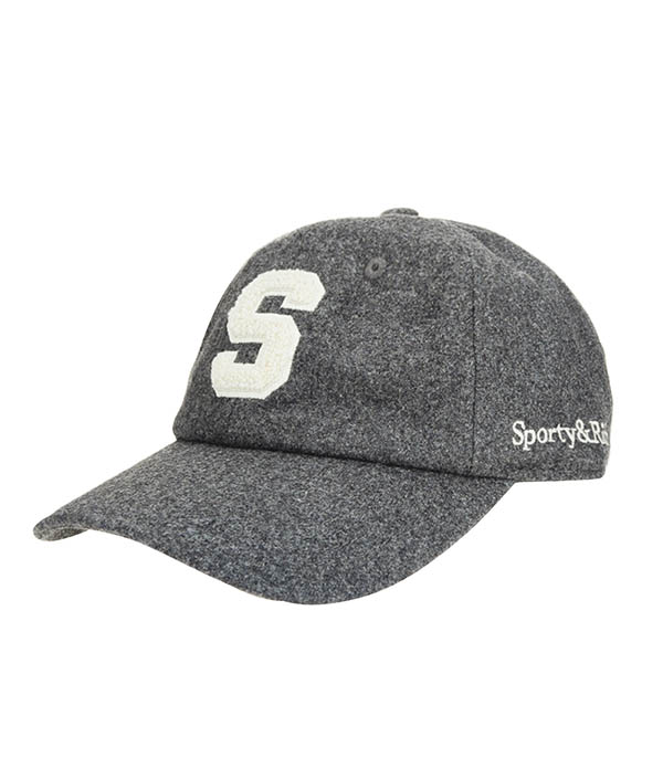 Casquette Laine bouclé S Dark Grey Sporty & Rich