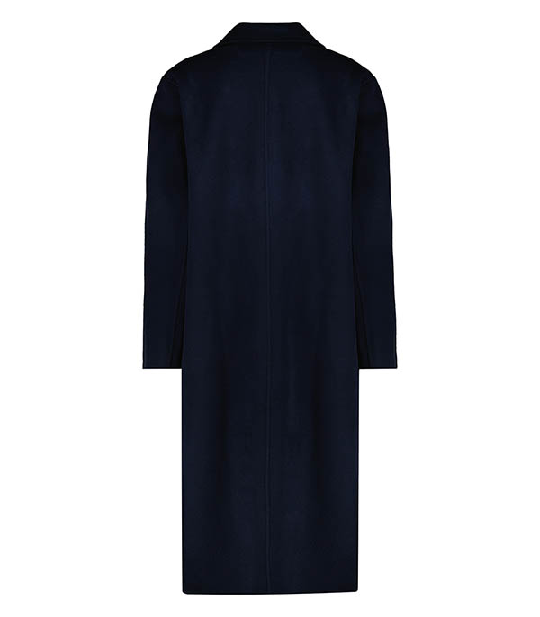 Double Faced Navy coat in wool and cashmere Sporty & Rich