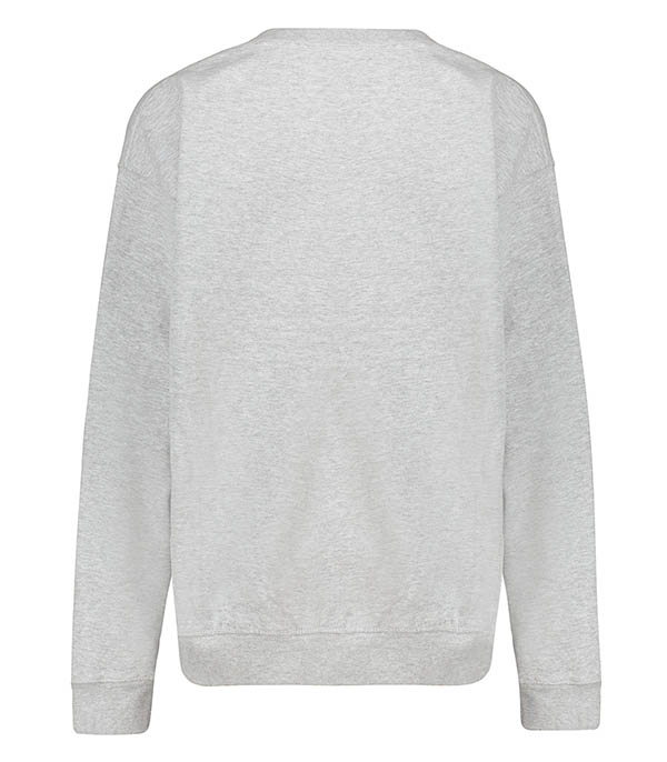 H&W Crest Crewneck Sweatshirt Heather Grey/Alpine Sporty & Rich