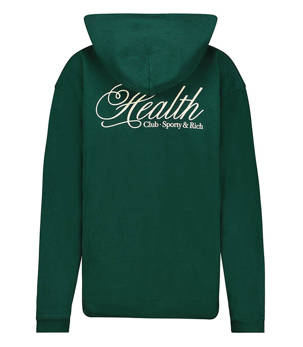 Hoodie Health Script Forest Sporty & Rich