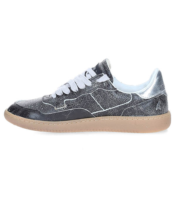 Sneakers Mega T Crinkled Black Silver Hidnander