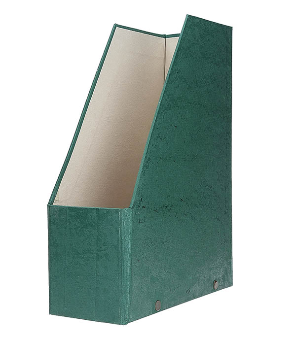 Dark Green Cardboard File Cabinet MERCI LOUIS