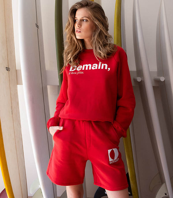 Sweatshirt The Original Rouge Demain, il fera jour