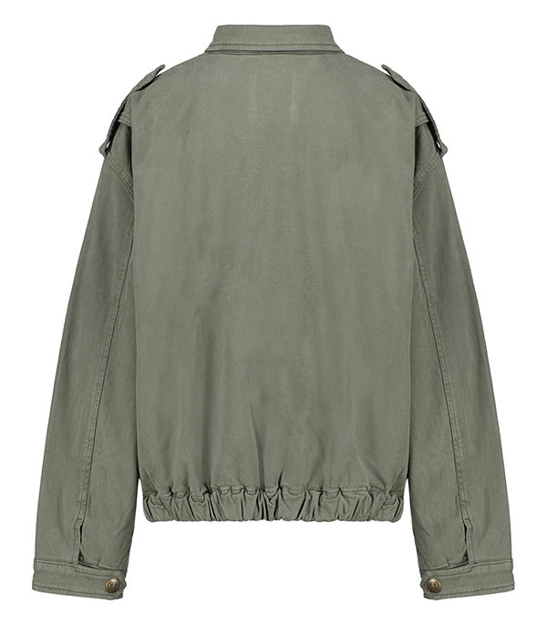 Audrey Army Green Jacket Anine Bing