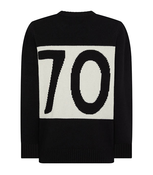 Pull en Laine New Ear 1970 Noir Bella Freud