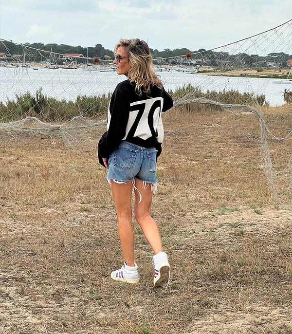 Pull en Laine New Ear 1970 Noir Bella Freud