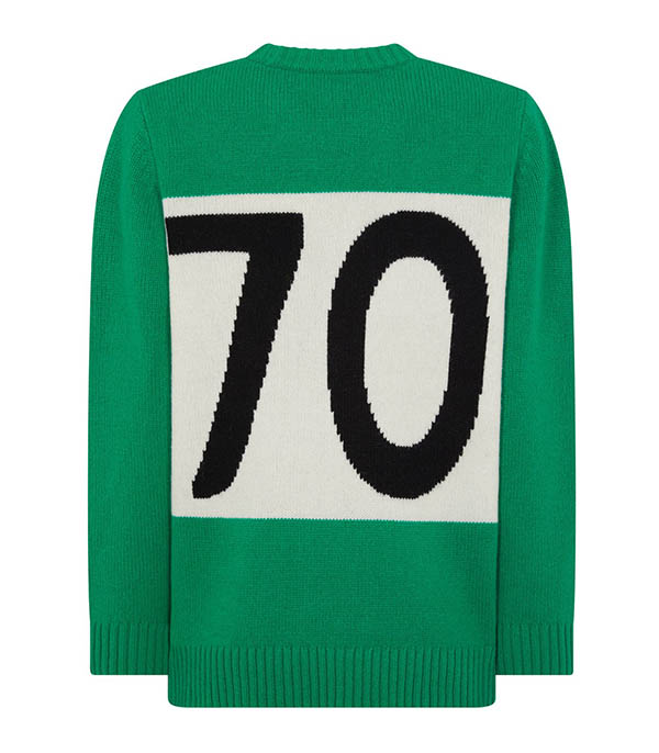 Pull en Laine New Era 1970 Vert Bella Freud