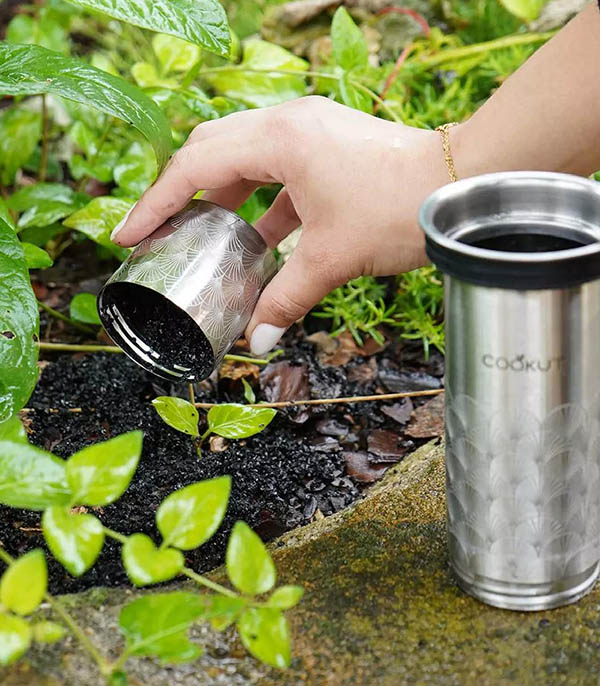 Carafe en Verre et Inox Filtrante Cookut