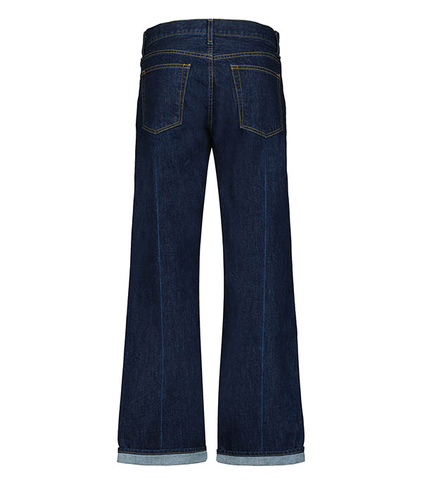 Low Rise Straight Baby Cuff Jeans ASKK NY