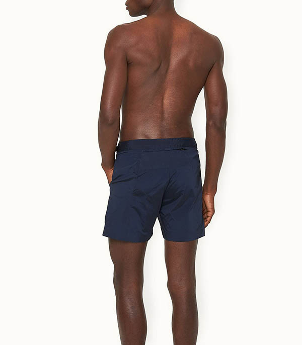 Men's Bulldog Bonded Bathing Shorts Graphite Night Iris Orlebar Brown