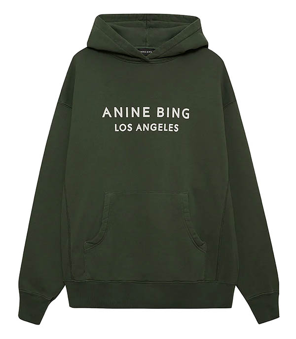 Hoodie Alto Dark Olive Anine Bing