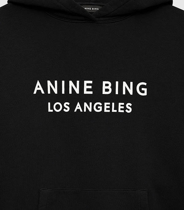 Hoodie Alto Black Anine Bing