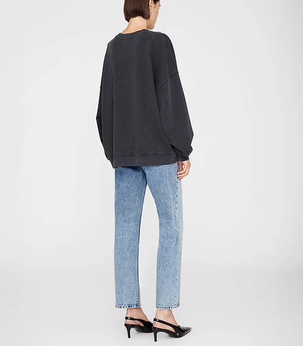 Miles Blur Vintage Black sweatshirt Anine Bing