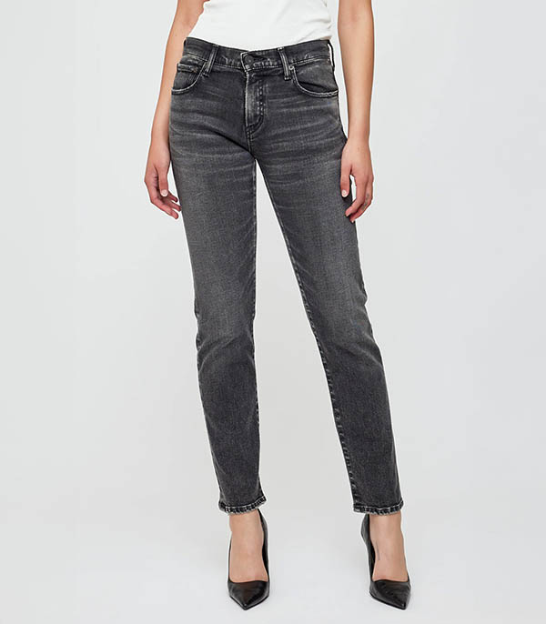 Fairfield Slim Straight Black Jeans Moussy Vintage