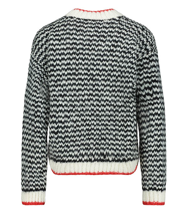 Mabel Black Creme Sweater Xirena