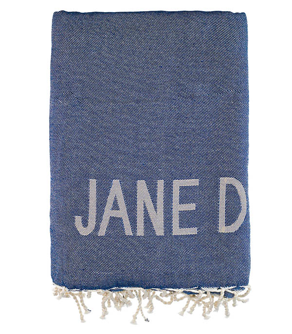 Fouta Jane de Boy Denim and Beige Jane de Boy