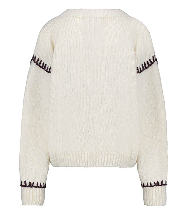 Lima Bird Ivory sweater Roseanna