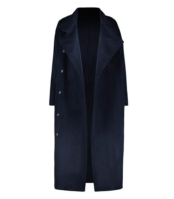 Rasa Navy Luxury Coat Roseanna