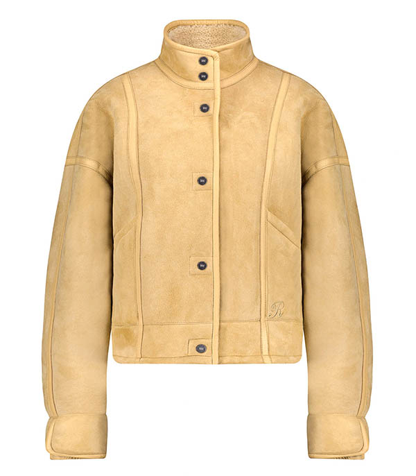 Shearling Reversible Leather Chacha Natural Roseanna