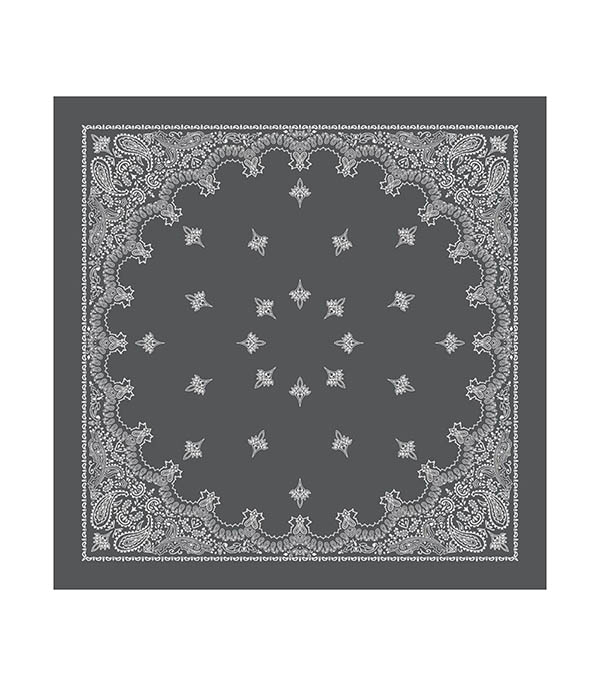 Bandana Grey 90 x 90 cm destiny