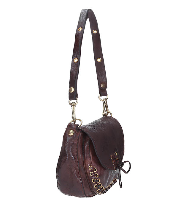 Piccola Dark Brown Leather Bag Campomaggi