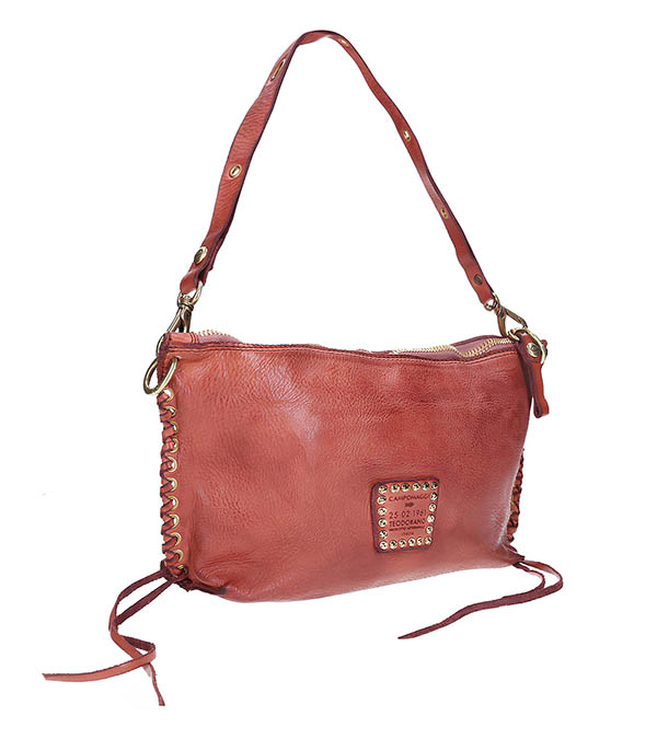 Rust Leather Shoulder Bag Campomaggi