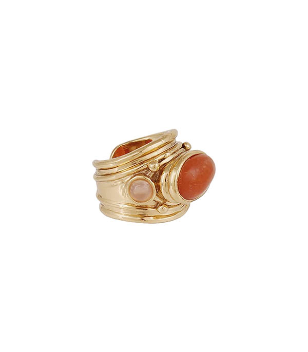 Simone gold ring Gas Bijoux