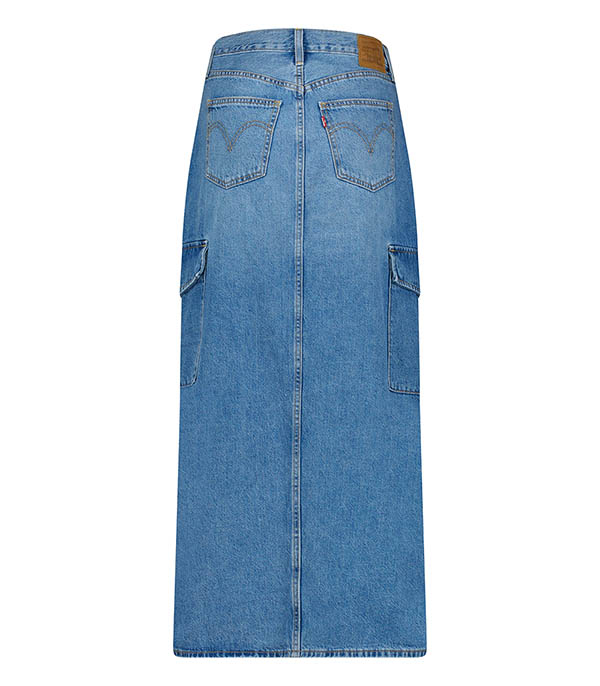 Long Jean Ankle Column Cargo Skirt Maximize the Moment Levi's