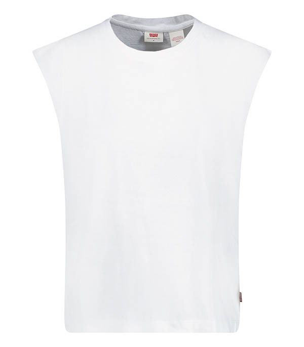 Débardeur Boxy Tank White + Levi's