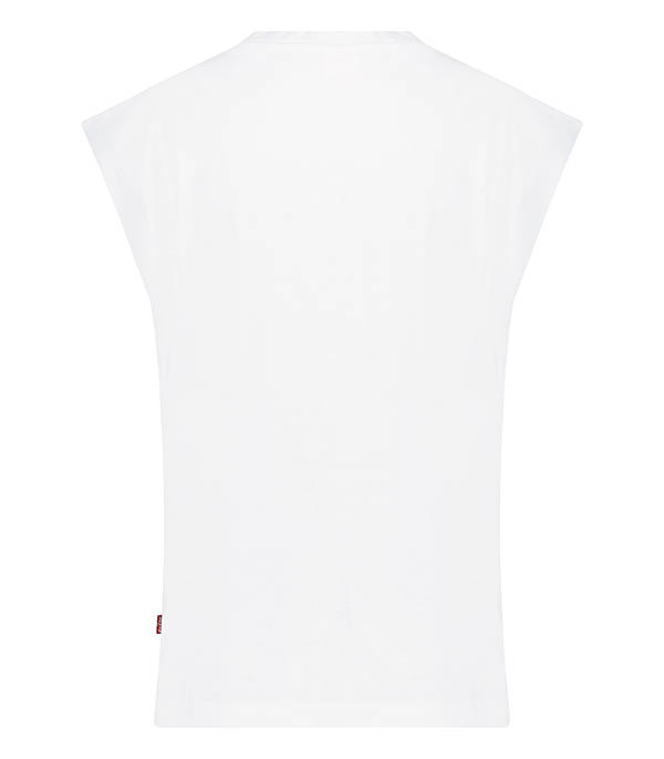 Débardeur Boxy Tank White + Levi's