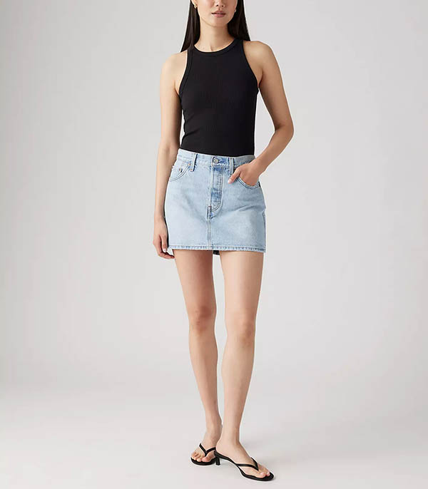 Jupe en Jean Icon Skirt Front and Center  Levi's