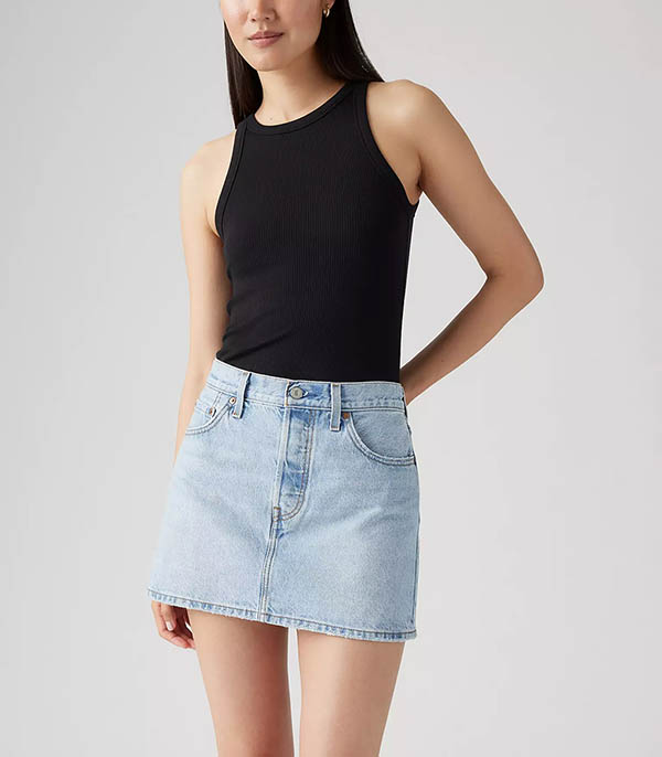 Jupe en Jean Icon Skirt Front and Center  Levi's