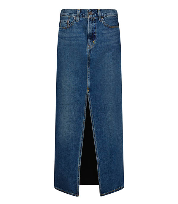 Jupe longue en Denim Ankle Column Wave Hello Levi's - Taille 28