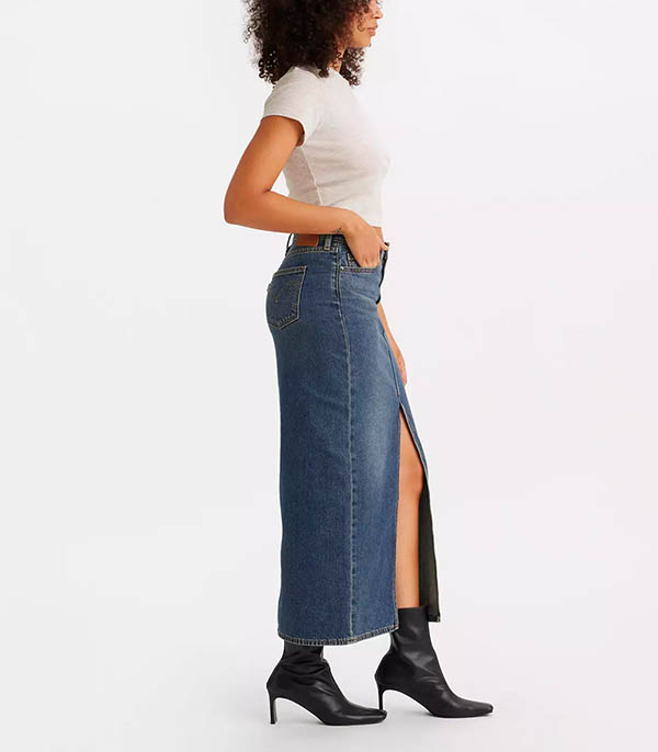 Denim Ankle Column Hello skirt Levi's