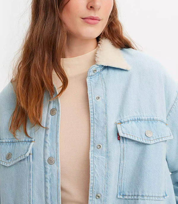 Shearling Jean Jacket Lola Glad To Meet You Levi's