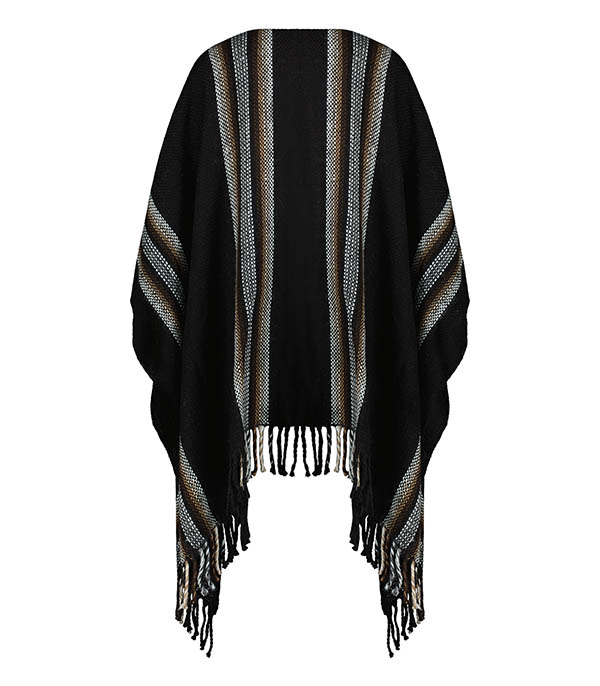 Poncho Ruana Ond Anthracite HAND.SO.ON