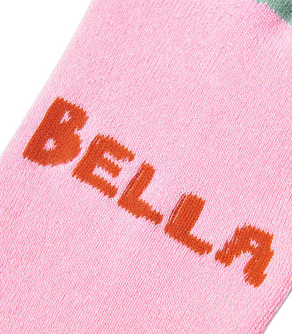 Pink cotton Lion socks Bella Freud