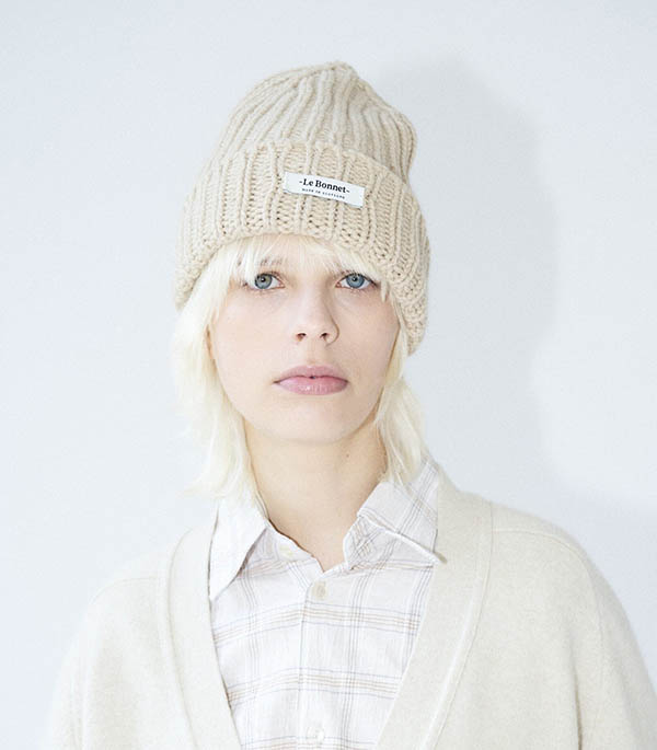 Logo Sand beanie Le Bonnet Amsterdam