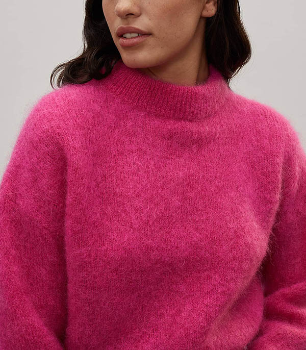 Mohair sweater Jane Fuchsia Surprise Paris