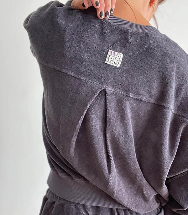 Eddy Sweatshirt Dark Grey LES BONNES SOEURS