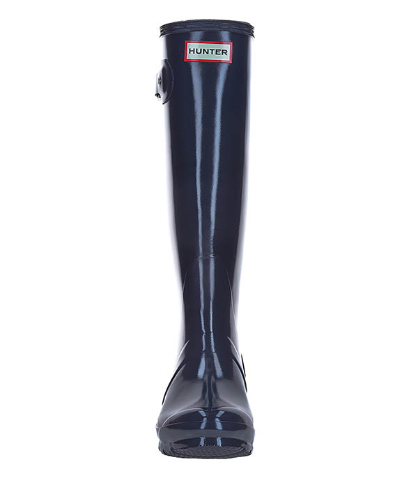 Original Tall Gloss Navy Hunter Boots