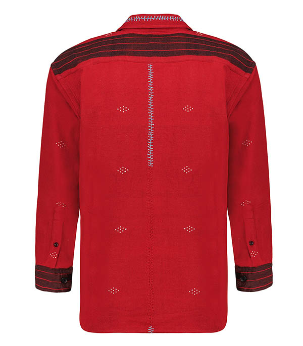 Chemise épaisse Oversize Luis Rouge Kardo