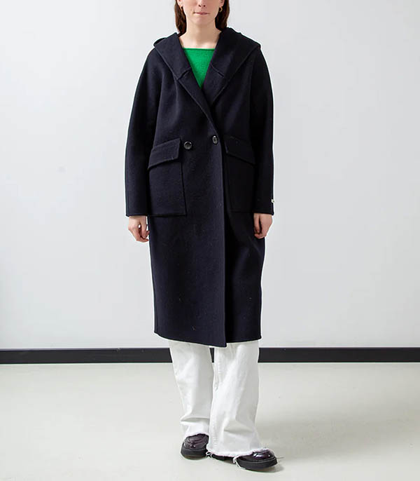 Manteau Tiziana Bleu Marine Paltò