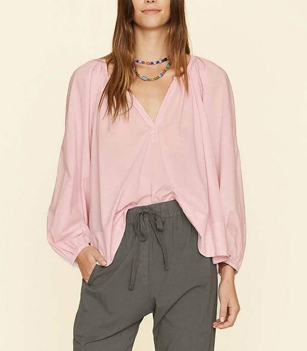 Harris Pink Dew blouse Xirena