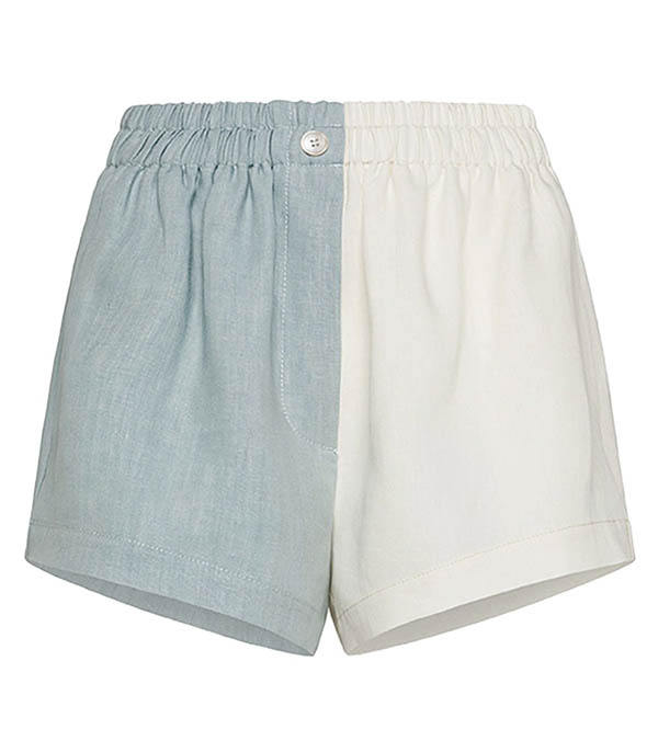 Short Bicolore Chic Block Aqua  Forte Forte