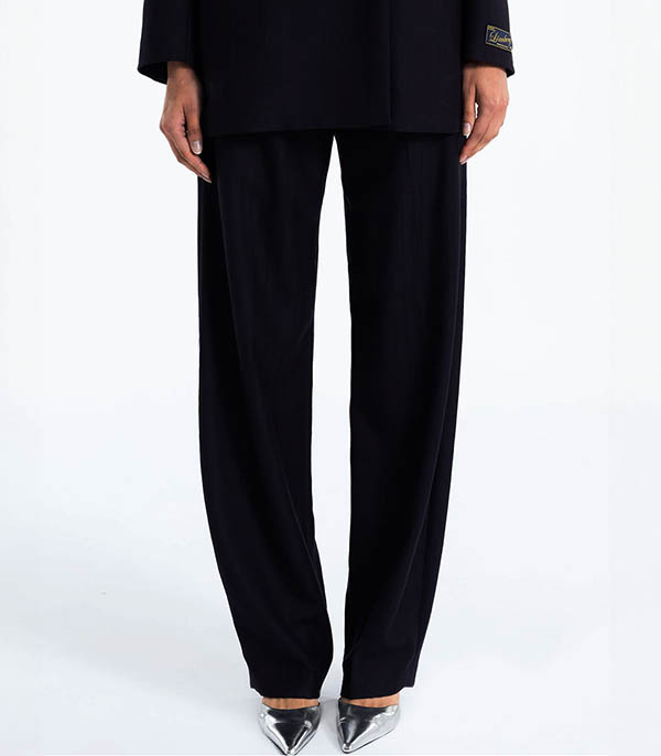 Pantalon à pinces Cesare Noir Margaux Lonnberg