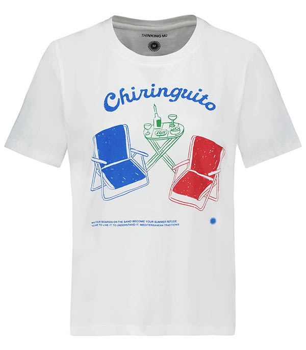 Tee-shirt Chiringuito Ida White Thinking Mu